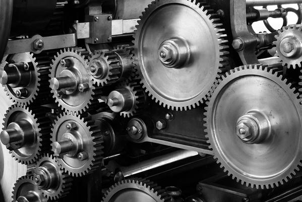 Cogs on a machine