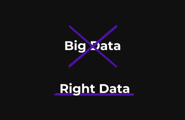 Big Data is not Right Data